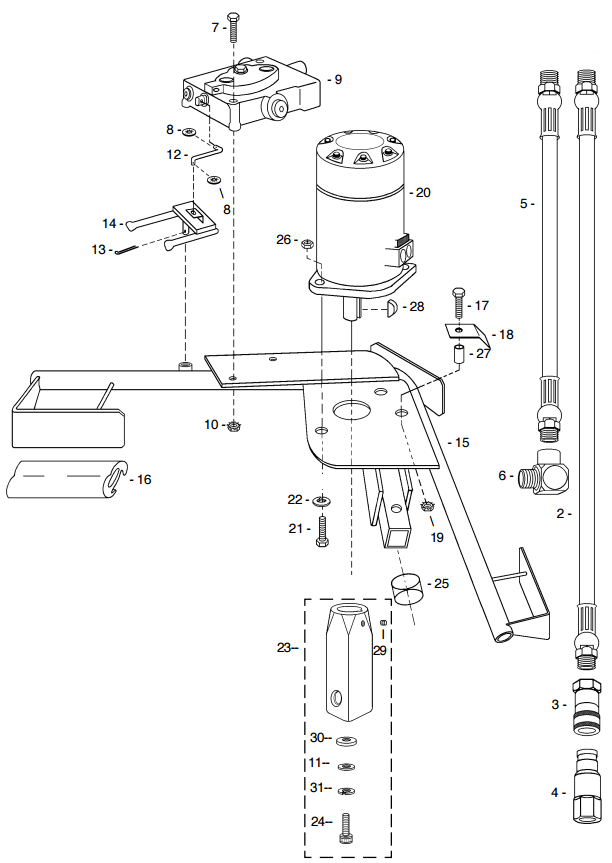 Little Beaver Anchor Handle Part Diagram